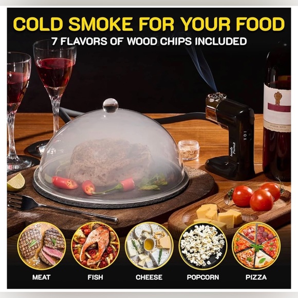 Homia Cocktail Smoker Kit - Whiskey Smoker Kit - Smoke Infuser - Universal Kit - Picture 1 of 8